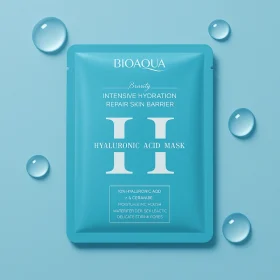 ماسک ورقه ای هیالورونیک اسید بیوآکوا BIOAQUA (7)