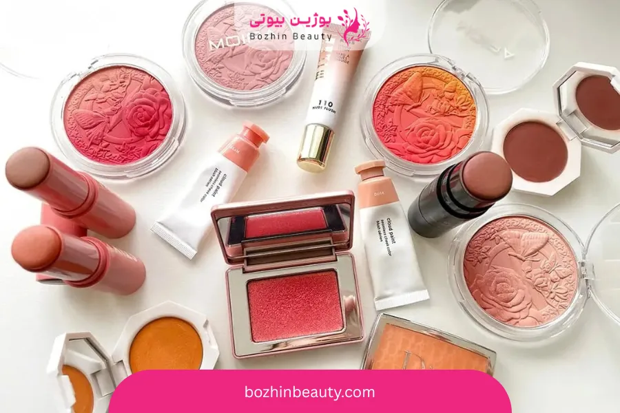 انواع رژ گونه و تفاوت آن‌ ها