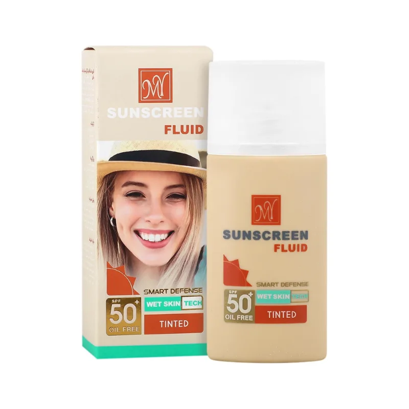 ضد آفتاب فلوئیدی رنگی اسمارت دیفنس مای SPF50 حجم ۵۰ میل
