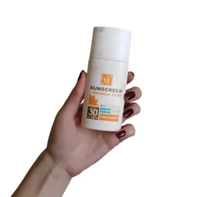 ضد آفتاب فلوئیدی فیزیکال مای مناسب پوست حساس SPF30 حجم ۵۰ میل
