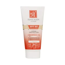 پک کرم ضد آفتاب رنگی مای SPF60 حجم ۵۰ میل به همراه حوله
