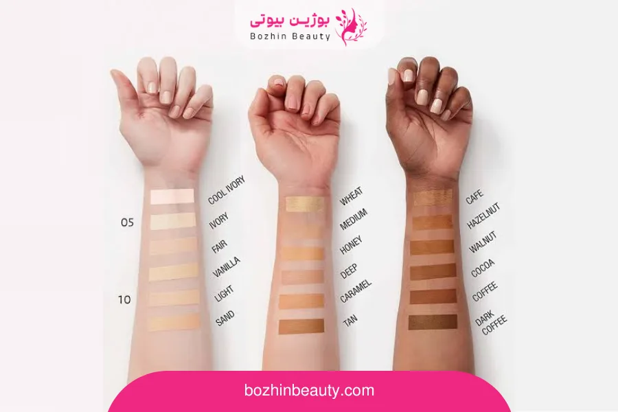 چگونه رنگ مناسب کانسیلر را انتخاب کنیم؟