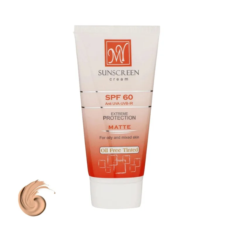 کرم ضد آفتاب رنگی مای مناسب پوست چرب SPF60 حجم ۵۰ میل