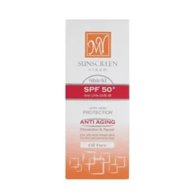 کرم ضد آفتاب ضد چروک رنگ طبیعی مای SPF50 حجم ۵۰ میل